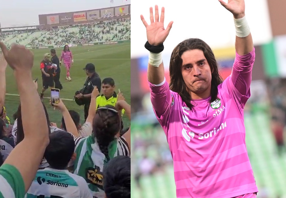 Carlos Acevedo, el único en recibir porras tras último juego del Santos | VIDEO