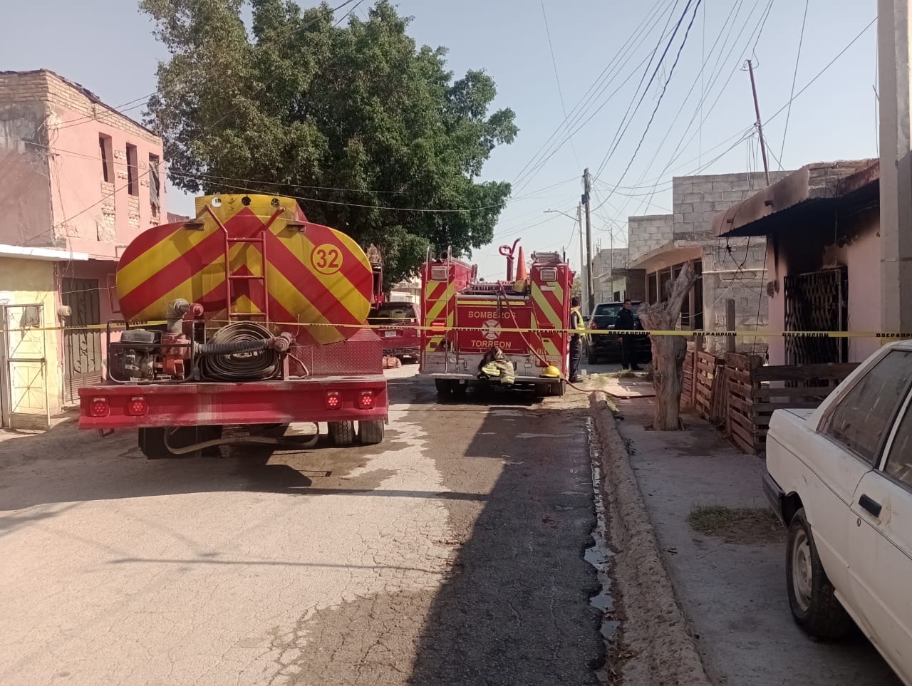 Muere madre de familia que resultó intoxicada en incendio, sus pequeños hijos continúan graves