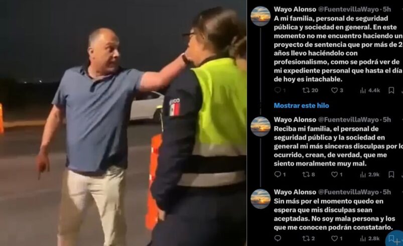 Secretario del Tribunal protagoniza escándalo en filtro anti alcohol de Saltillo