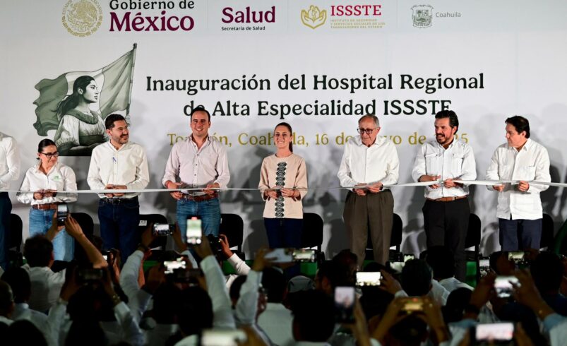 Claudia Sheinbaum interviene ante abucheos durante inauguración del HRAE del ISSSTE