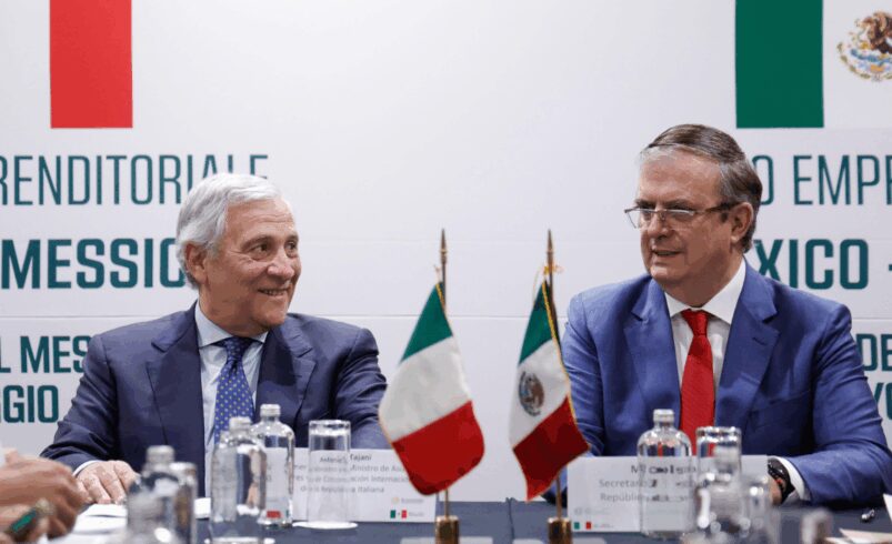 México e Italia acuerdan potenciar negocios e inversiones