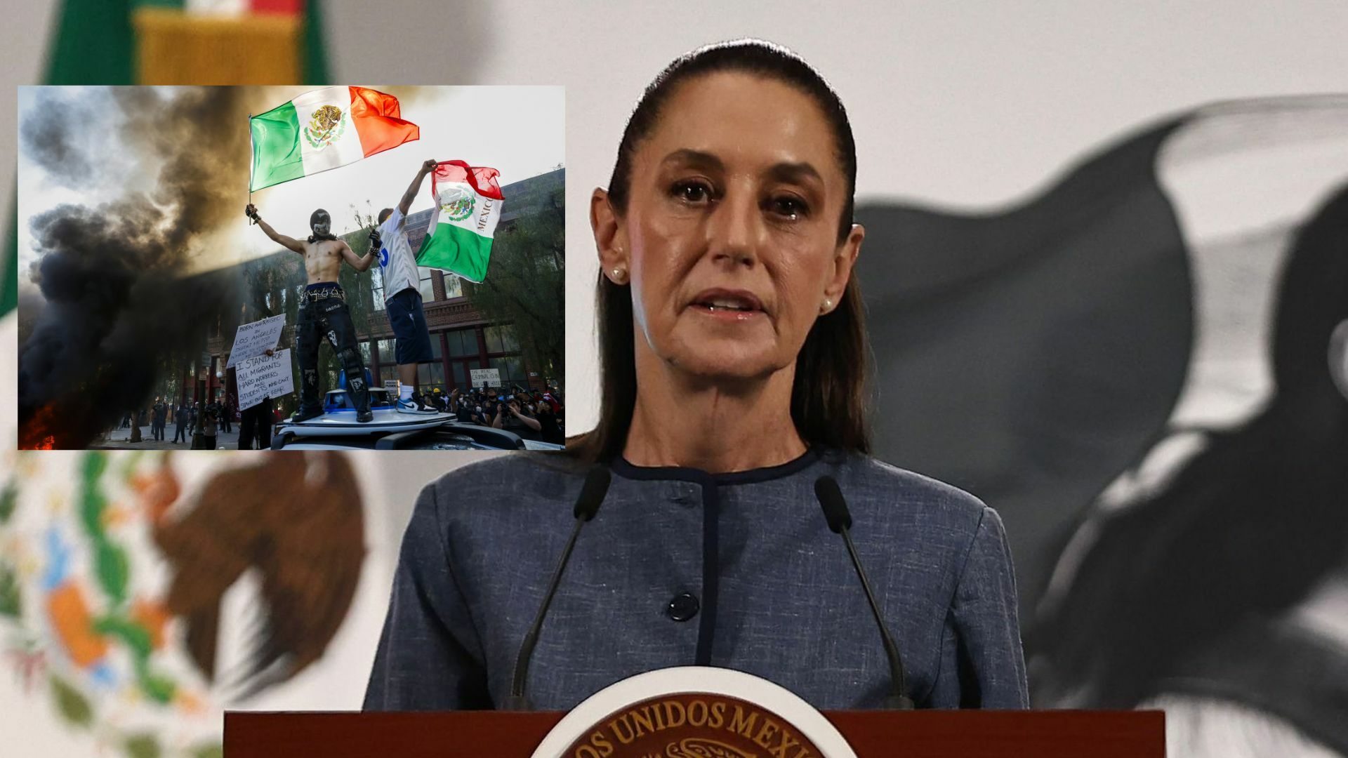 Se pronuncia Claudia Sheinbaum por redadas en Los Ángeles; pide a EUA trato justo
