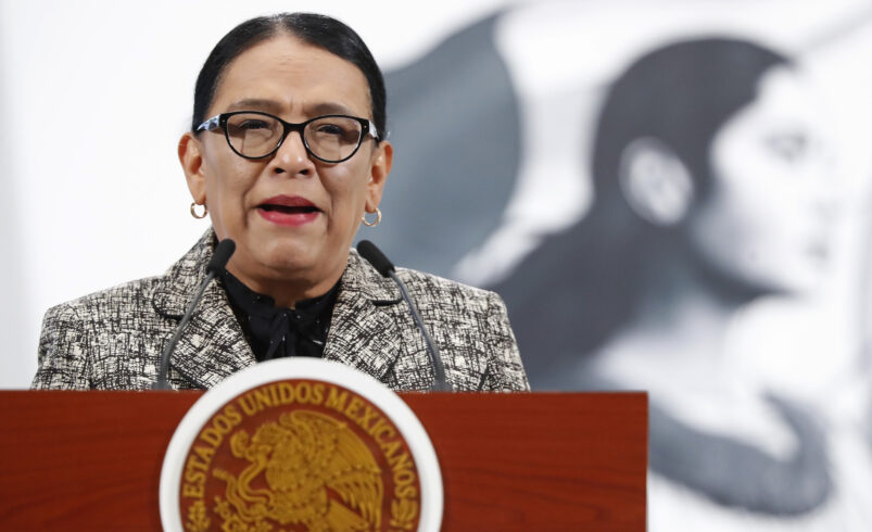 En vivo: Rosa Icela Rodríguez ofrece conferencia de prensa