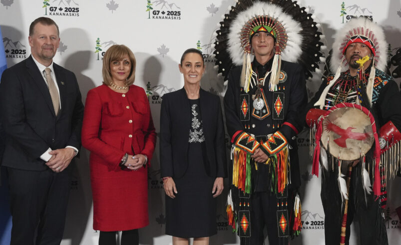 Revelan agenda de Claudia Sheinbaum para el tercer día de G7; reunión con Donald Trump no entra en planes