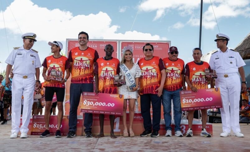 Más de 2,800 corredores celebran el Día de la Marina en Yucatán