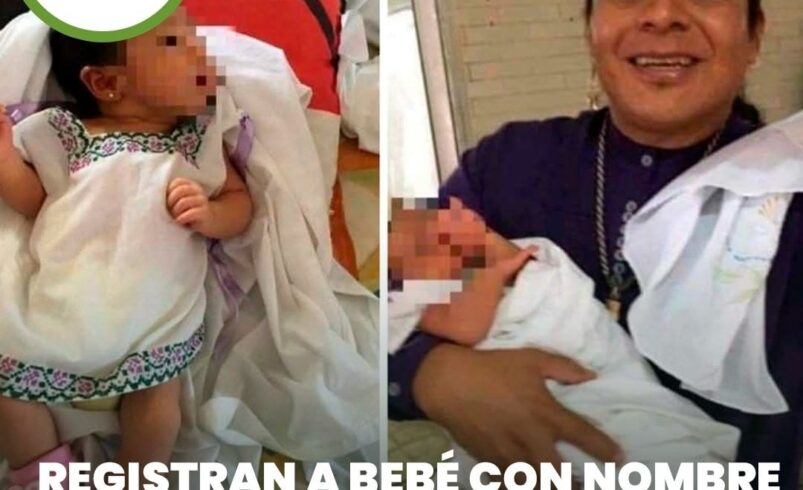 Registran a bebé con nombre completamente en maya en Yucatán
