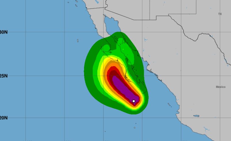 Lorena evoluciona a huracán categoría 1 ¿Cuál será su trayectoria?