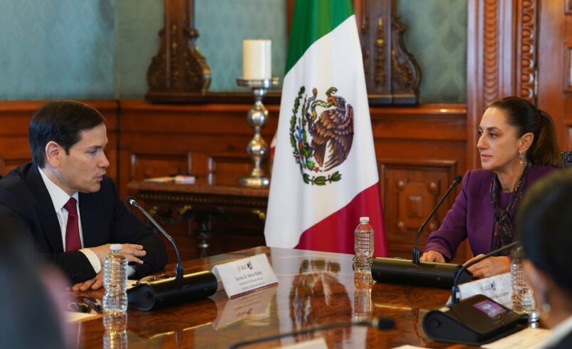 Sheinbaum destaca cooperación sobre seguridad fronteriza y aplicación de la ley tras reunión con Marco Rubio