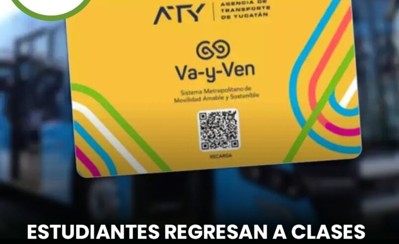 Estudiantes regresan a clases con su tarifa estudiantil en Va y Ven