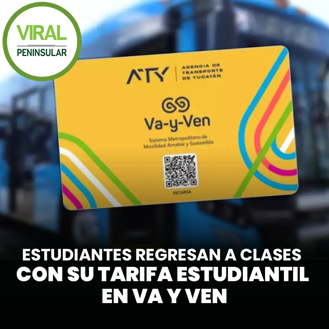 Estudiantes regresan a clases con su tarifa estudiantil en Va y Ven
