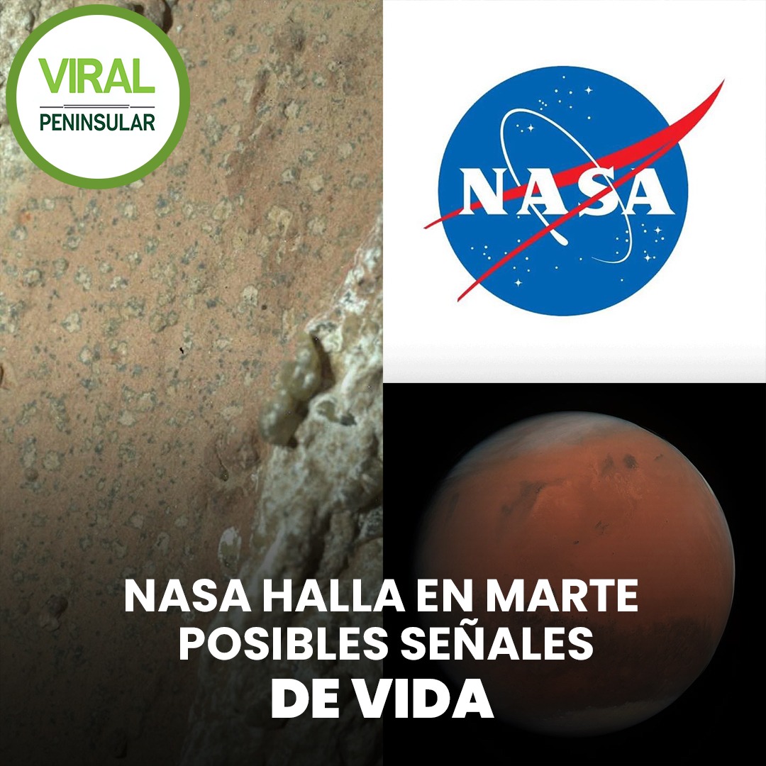 NASA halla en Marte posibles señales de vida