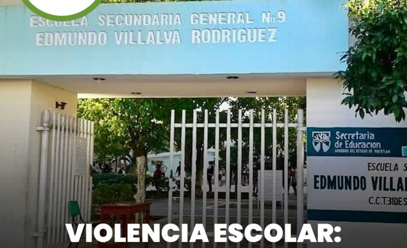 Violencia escolar: alumno ataca a su maestra en secundaria de Mérida