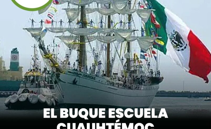 El Buque Escuela Cuauhtémoc visitará Yucatán en noviembre