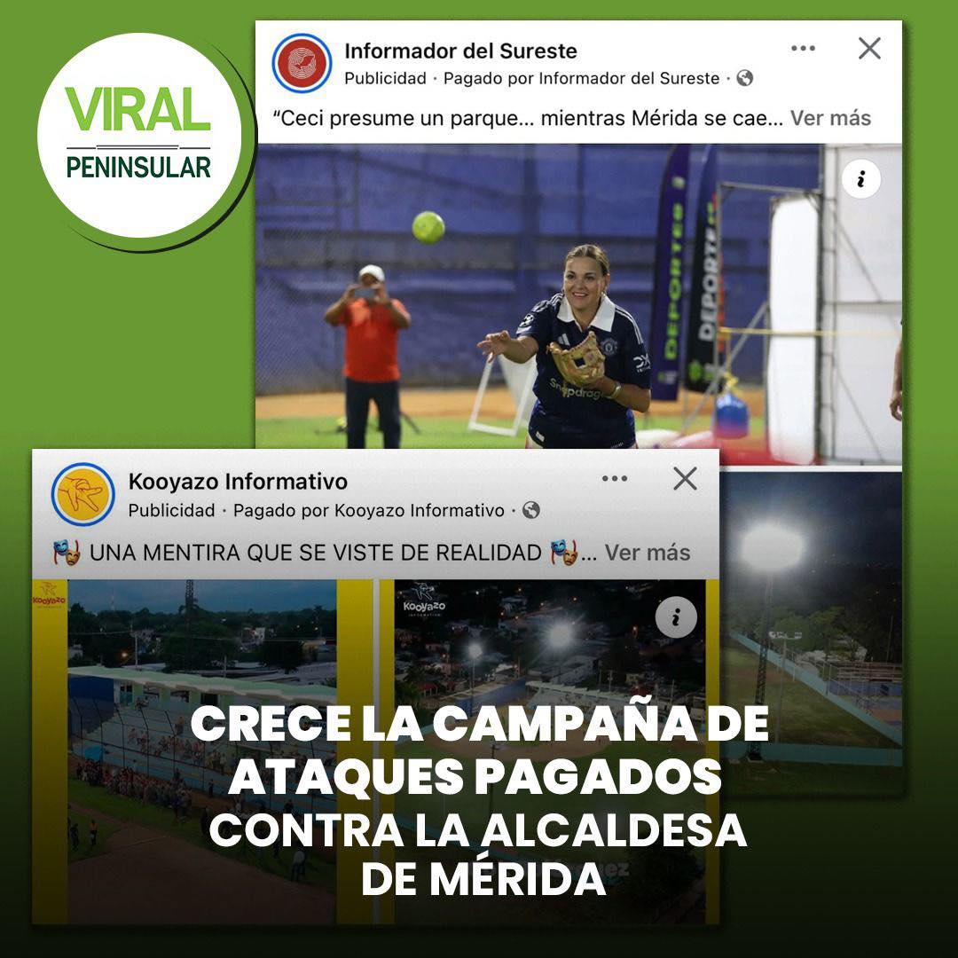 Crece la campaña de ataques pagados contra la alcaldesa de Mérida