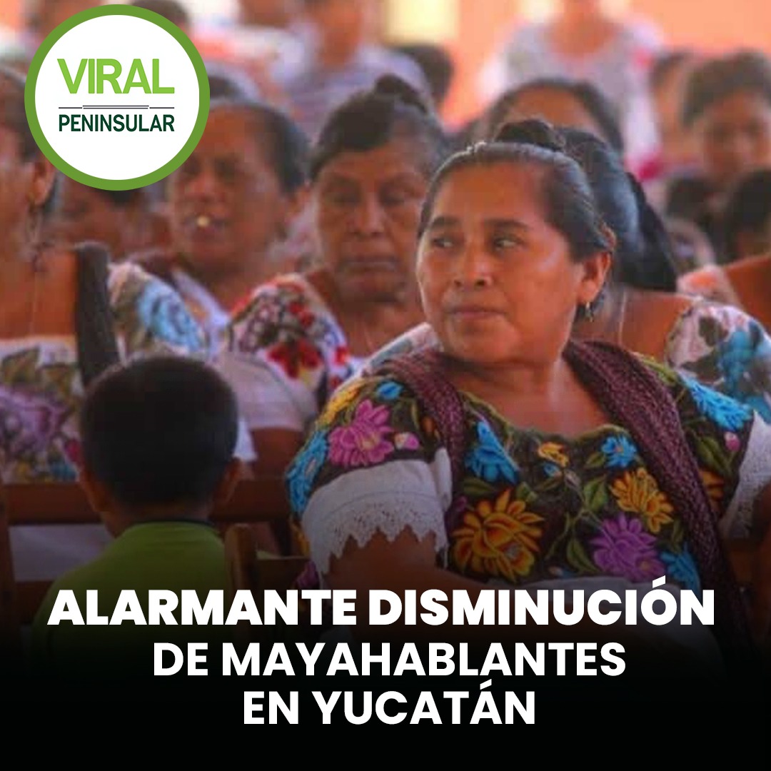 Alarmante disminución de mayahablantes en Yucatán