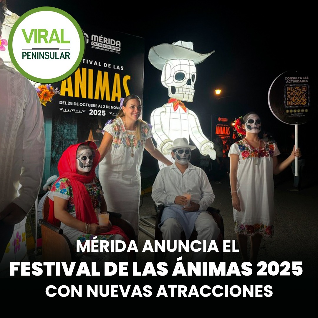 Mérida anuncia el Festival de las Ánimas 2025 con nuevas atracciones