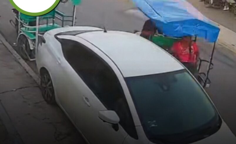 Mototaxi choca contra auto de influencer en Kanasín