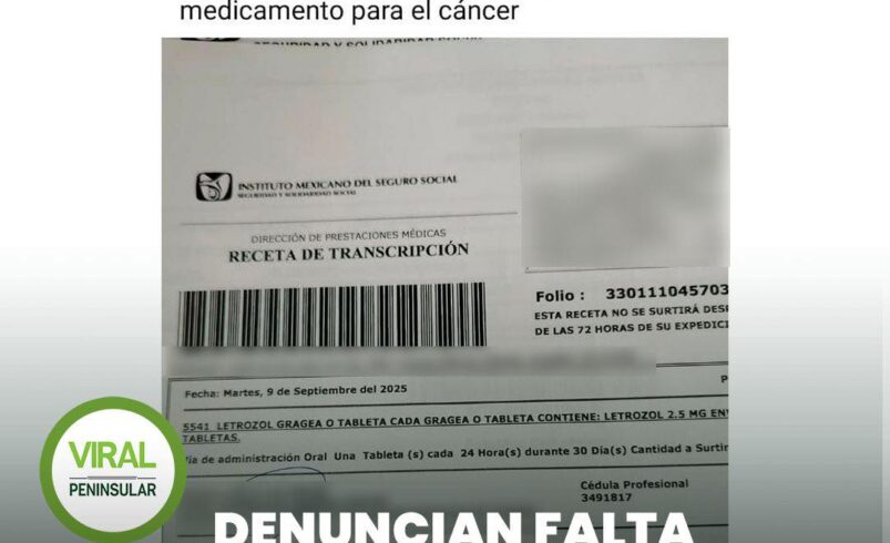Denuncian falta de medicamentos en clínicas del IMSS en Yucatán