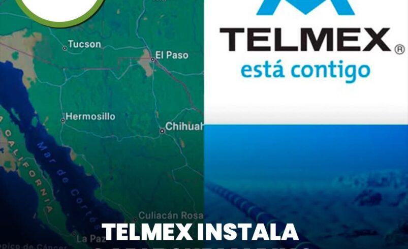 Telmex instala cable submarino para conectar Baja California Sur y Sinaloa