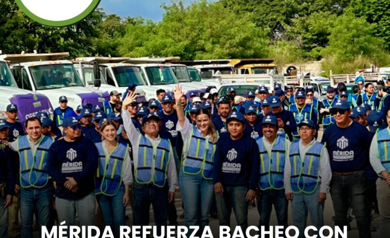 Mérida refuerza bacheo con 40 brigadas extras tras las lluvias