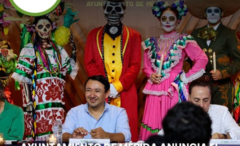 Ayuntamiento de Mérida anuncia el Desfile de Catrinas 2025 como parte del Festival de las Ánimas