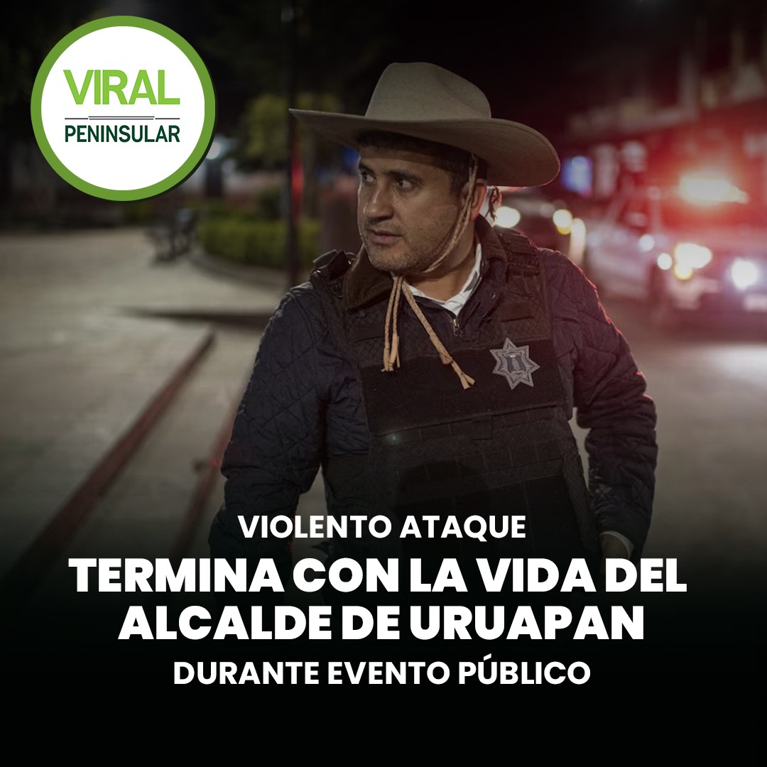 Violento ataque termina con la vida del alcalde de Uruapan durante evento público