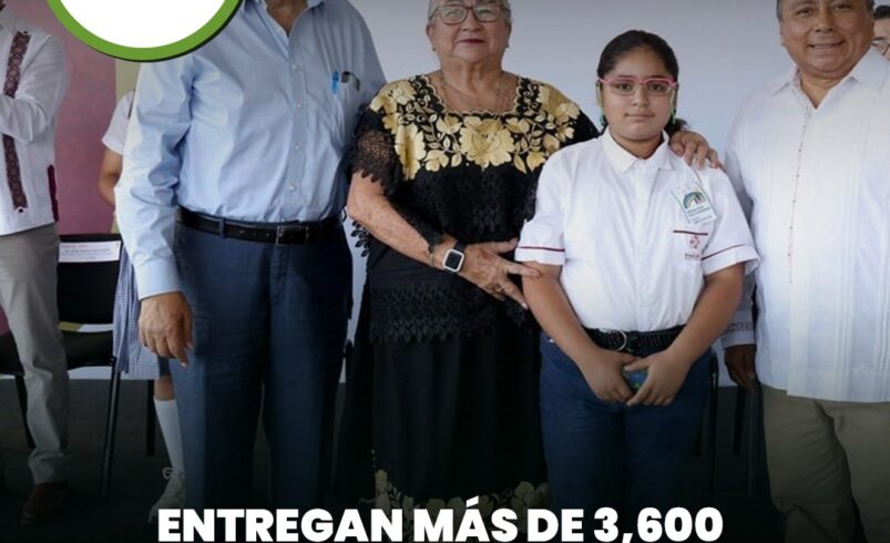 Entregan más de 3,600 lentes a estudiantes yucatecos para fortalecer su aprendizaje