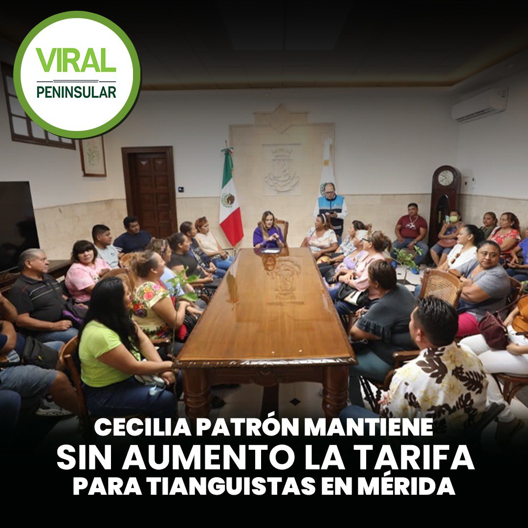 Cecilia Patrón mantiene sin aumento la tarifa para tianguistas en Mérida