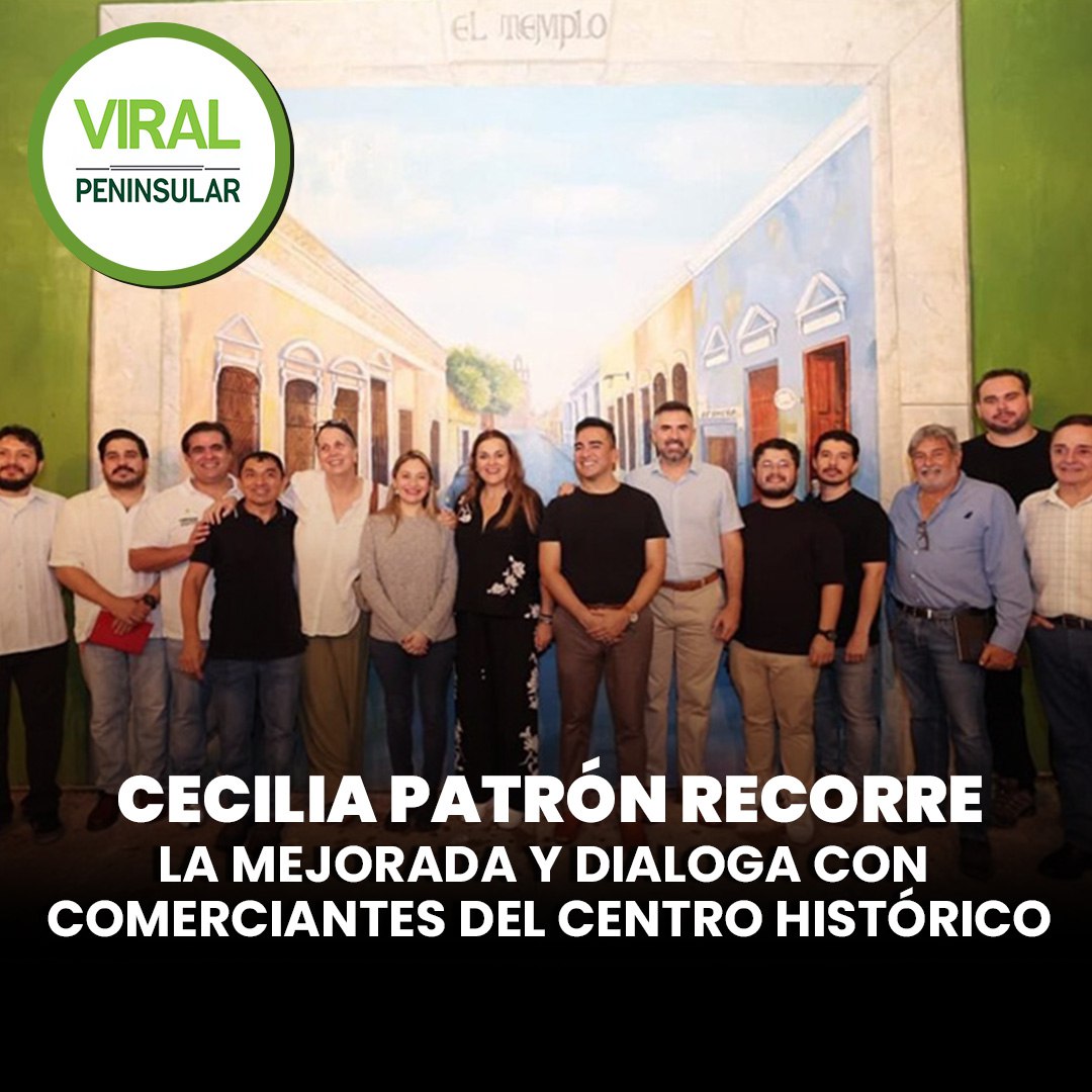 Cecilia Patrón recorre La Mejorada y dialoga con comerciantes del Centro Histórico