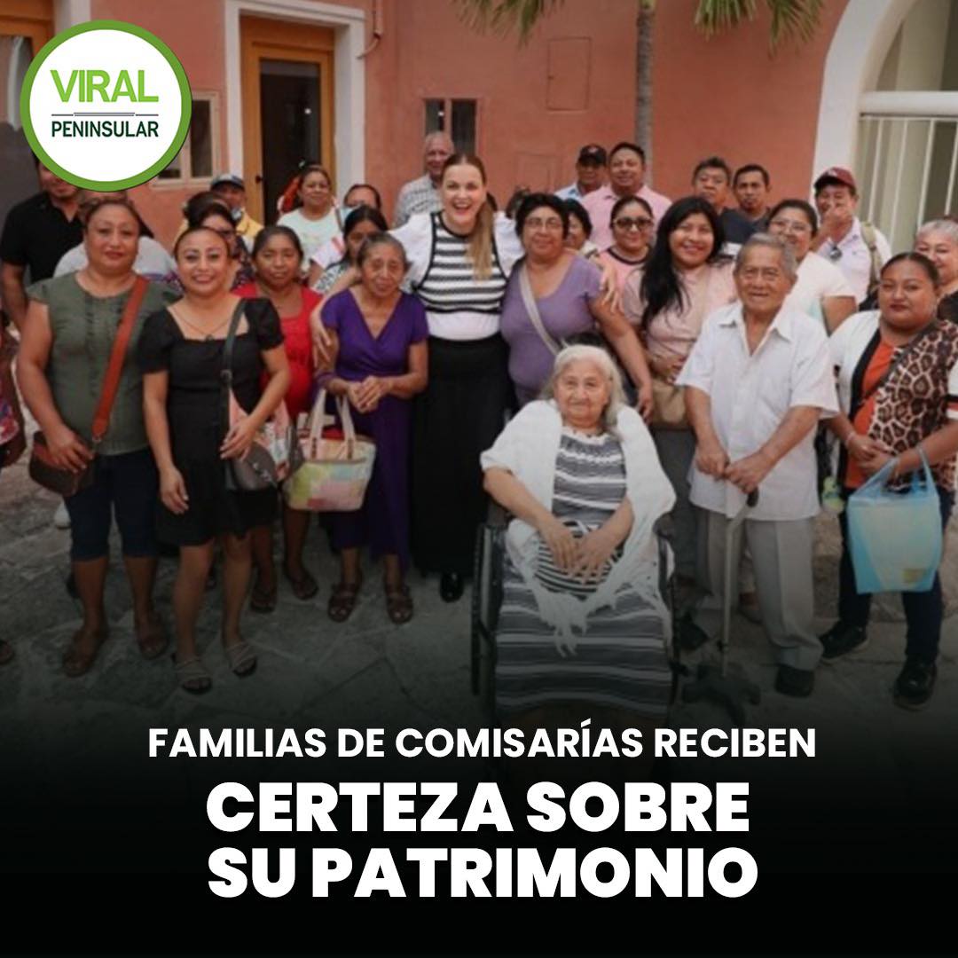 Familias de comisarías reciben certeza sobre su patrimonio