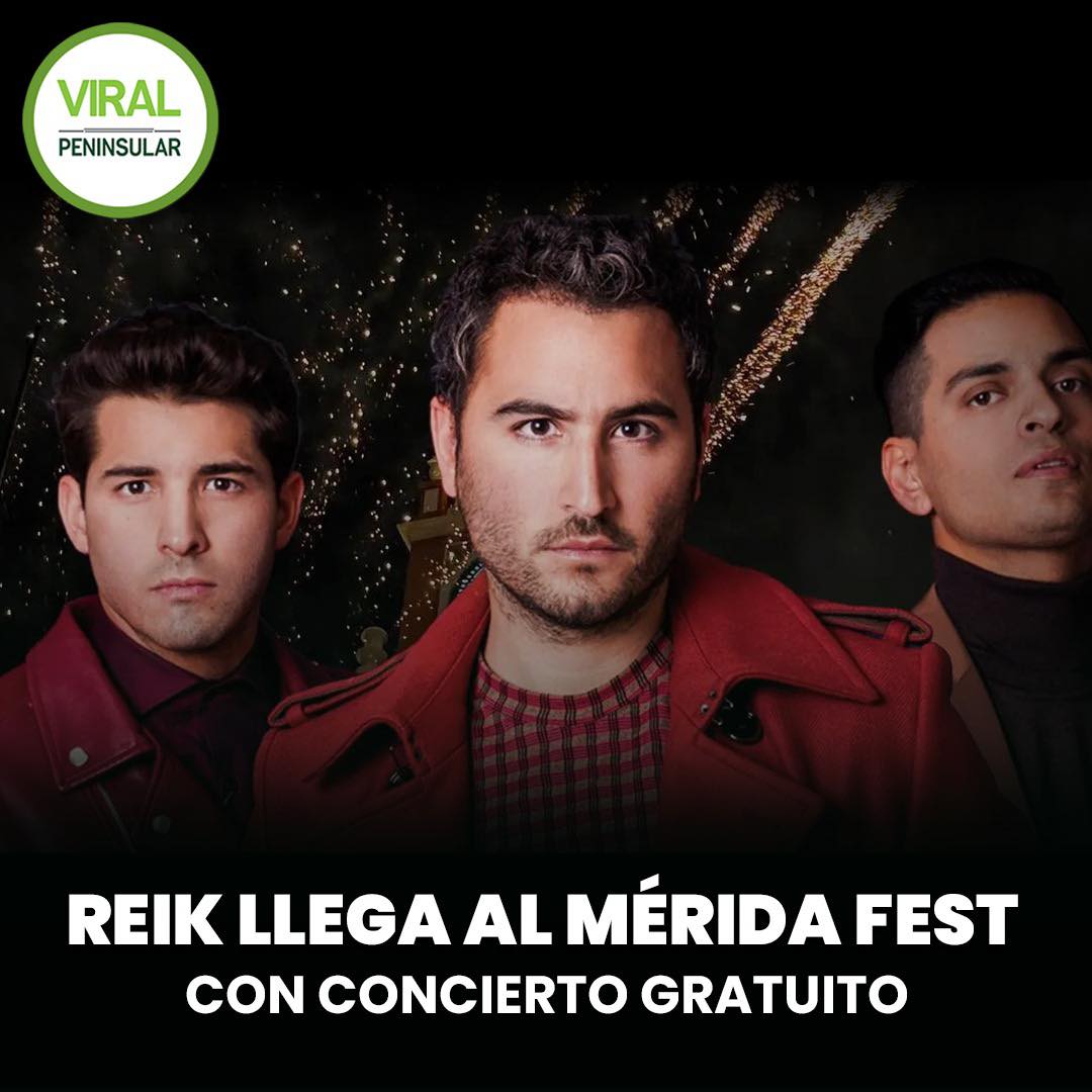 Reik llega al Mérida Fest con concierto gratuito