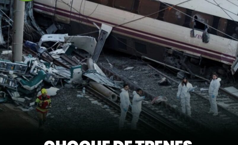 Choque de trenes en España deja decenas de víctimas