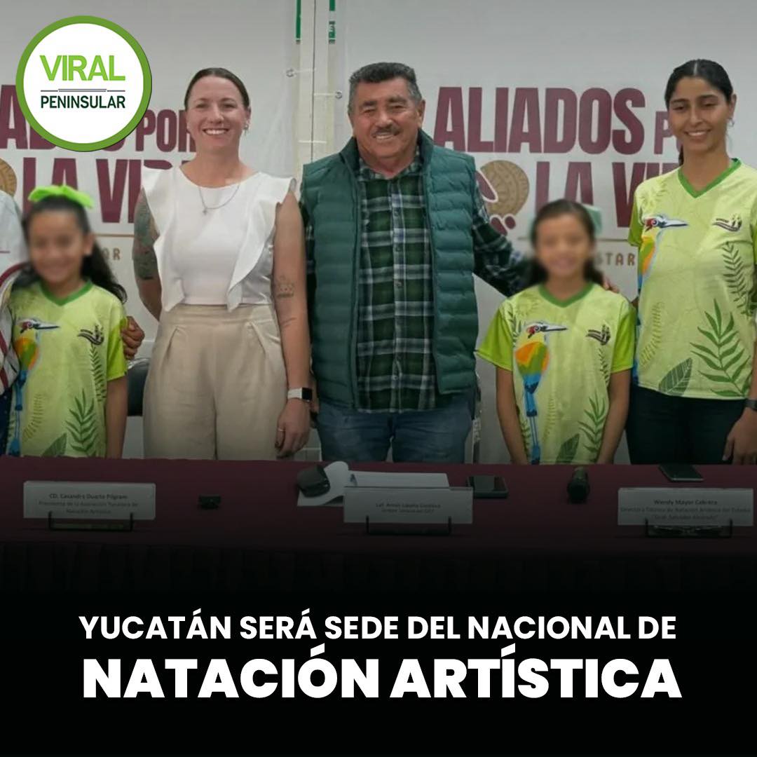 Yucatán será sede del Nacional de Natación Artística