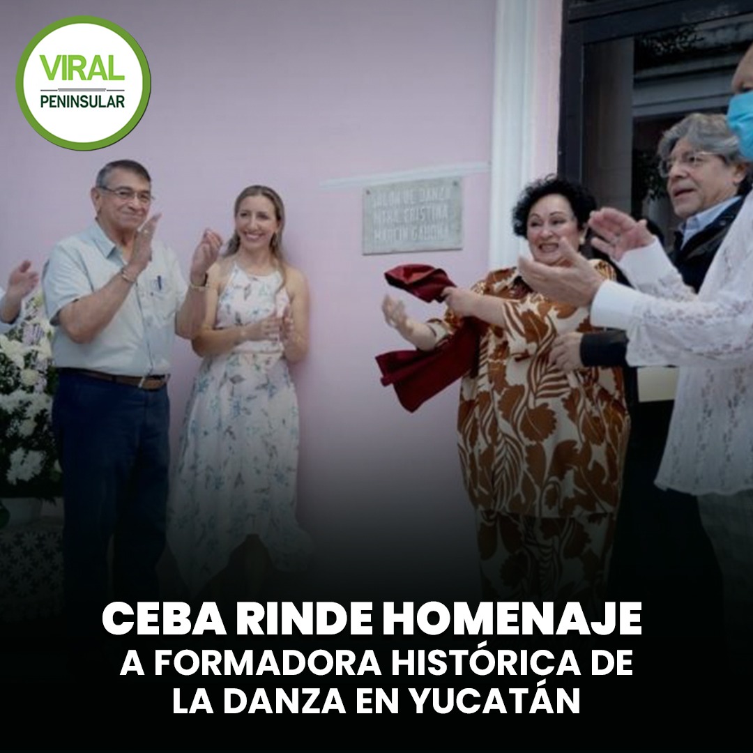 CEBA rinde homenaje a formadora histórica de la danza en Yucatán