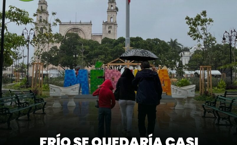 Frío se quedaría casi dos semanas en Yucatán