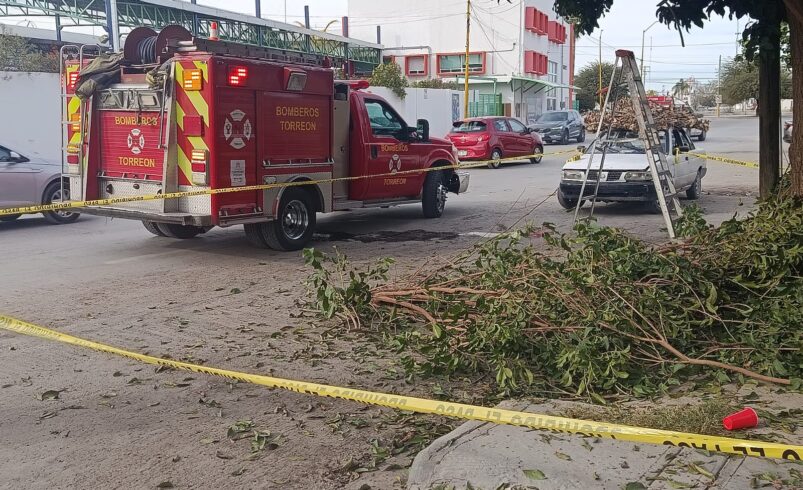 Dos jardineros resultan lesionados por descarga eléctrica en residencial La Etnias
