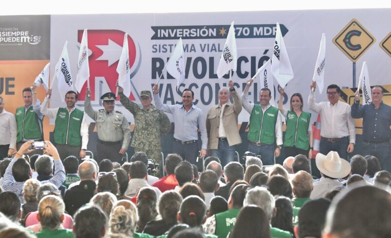 Con una inversión de 370 mdp arranca construcción del Sistema Vial Revolución-Vasconcelos
