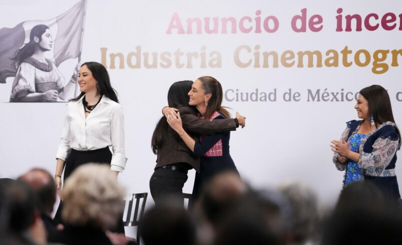 Sheinbaum presenta apoyos al cine mexicano; se burla que Sectur ‘no tiene recursos’