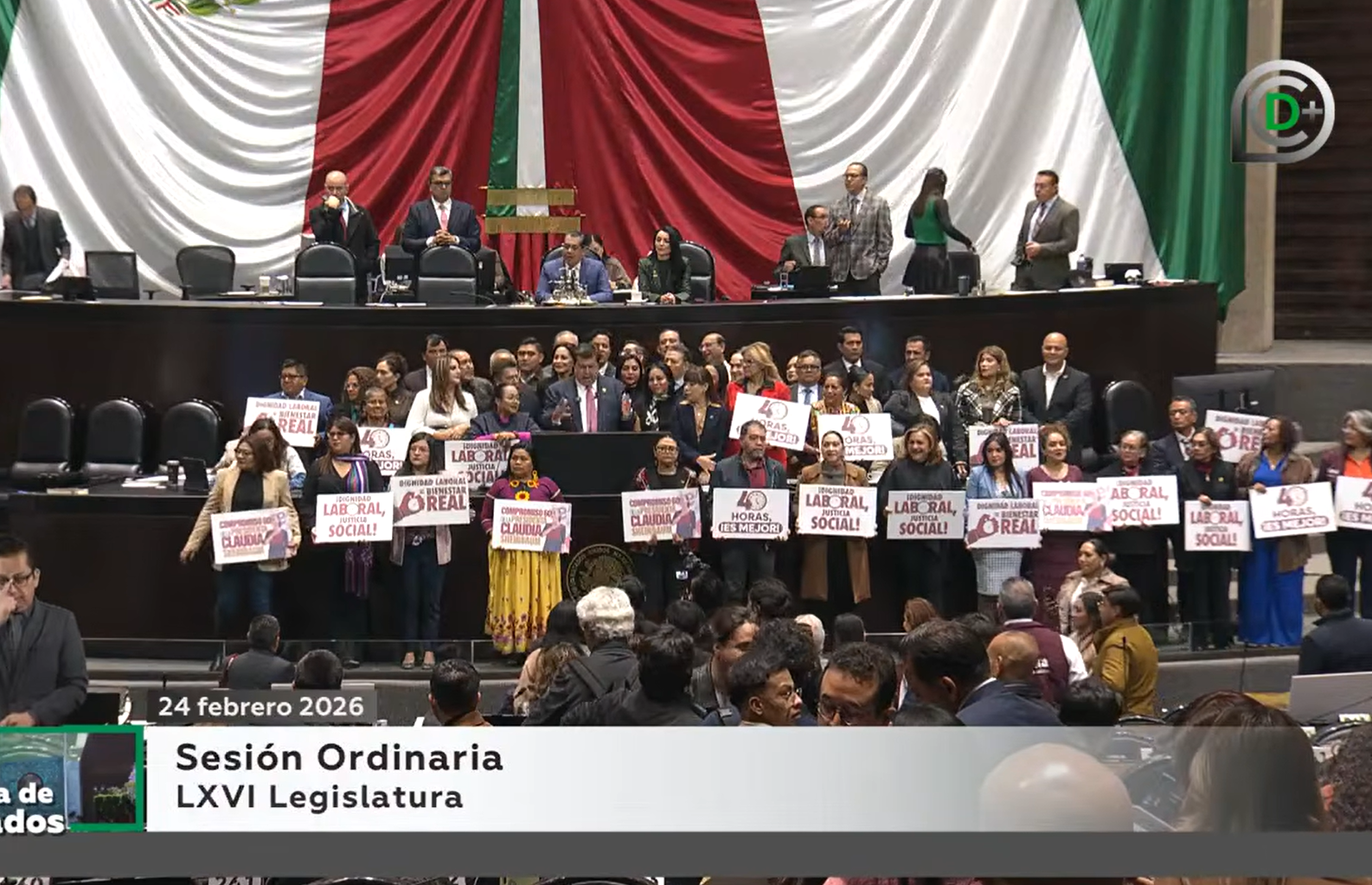 En vivo: Cámara de Diputados discute reforma de reducción de jornada laboral