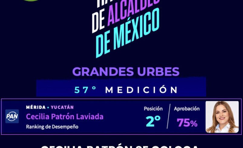Cecilia Patrón se coloca entre las alcaldesas mejor evaluadas del país