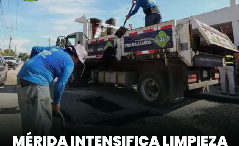 Mérida intensifica limpieza y mantenimiento pluvial en la ciudad
