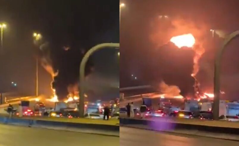 Reportan incendio en Embajada de EEUU en Arabia Saudita tras explosiones