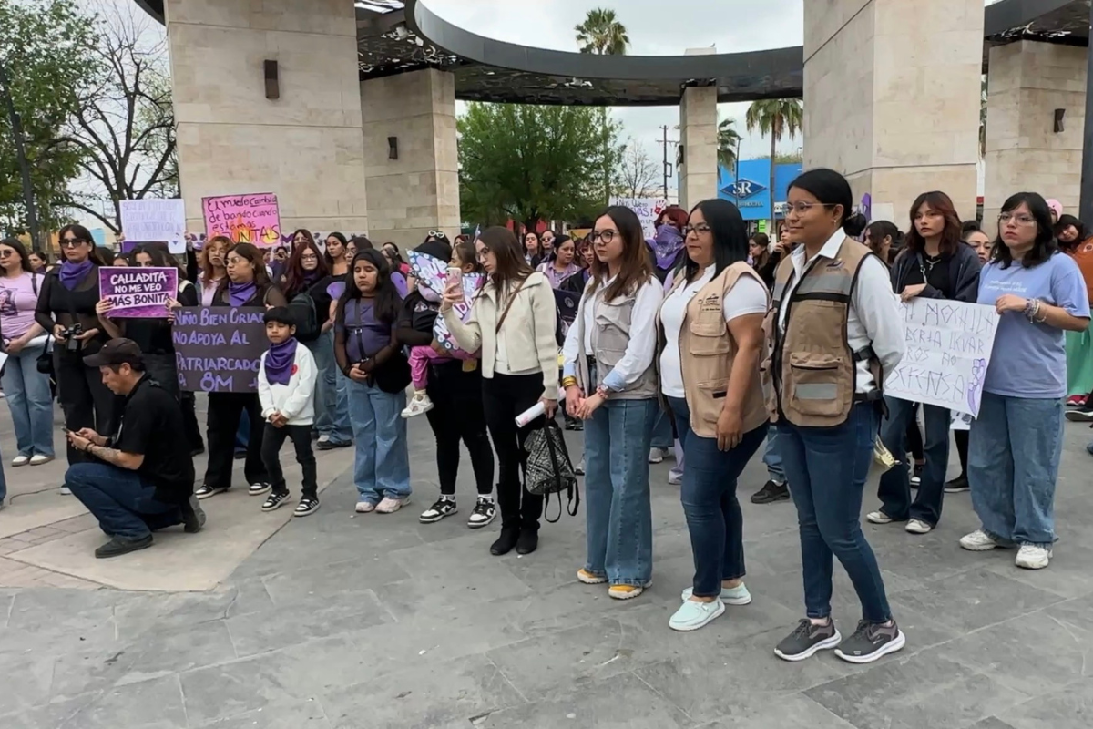 Mujeres protestan en Monclova para exigir justicia y frenar violencia
