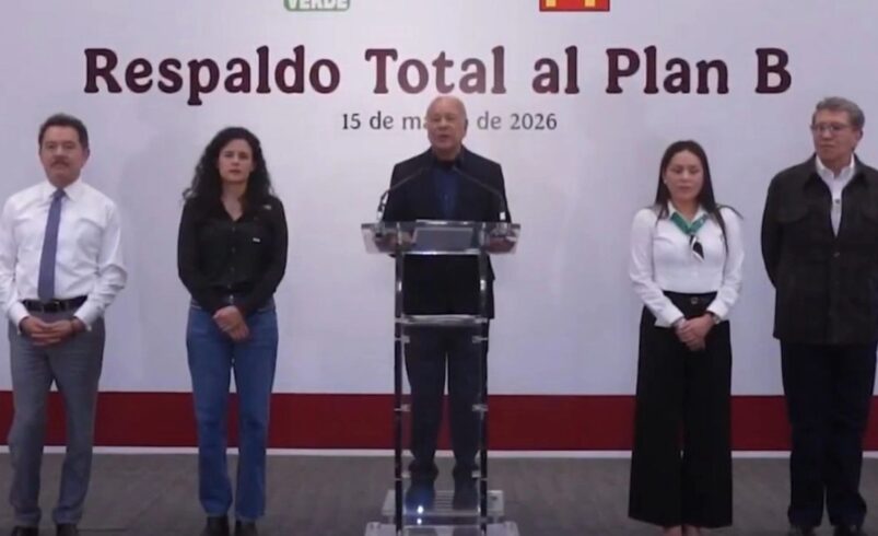 Morena, PT y PVEM acuerdan «respaldo total» a Plan B de Sheinbaum