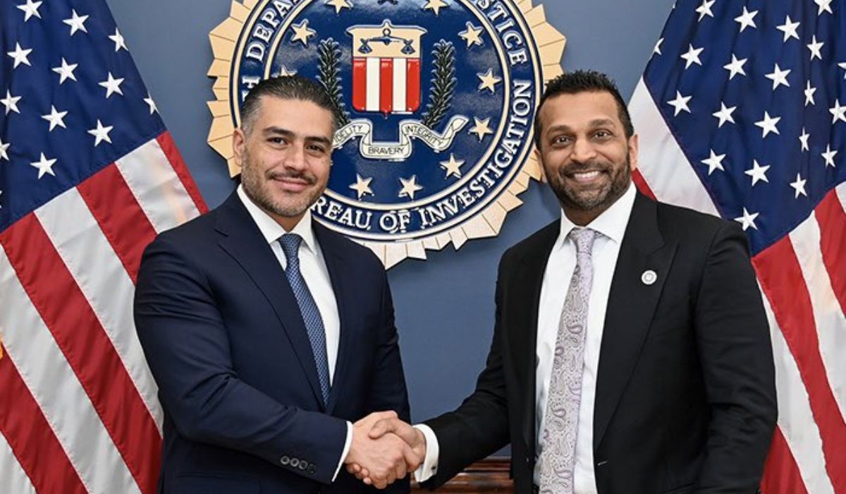 Omar García Harfuch se reúne con el director del FBI en Washington