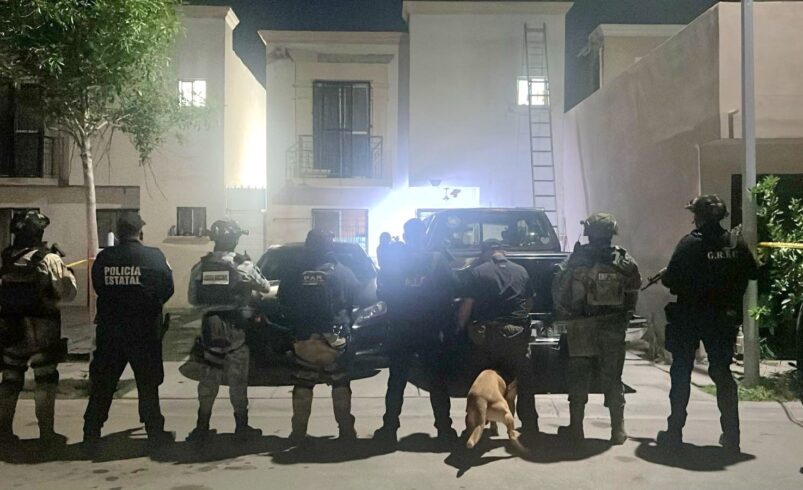 Cateo en Villas San Ángel deja fuerte decomiso de droga y armas en Torreón