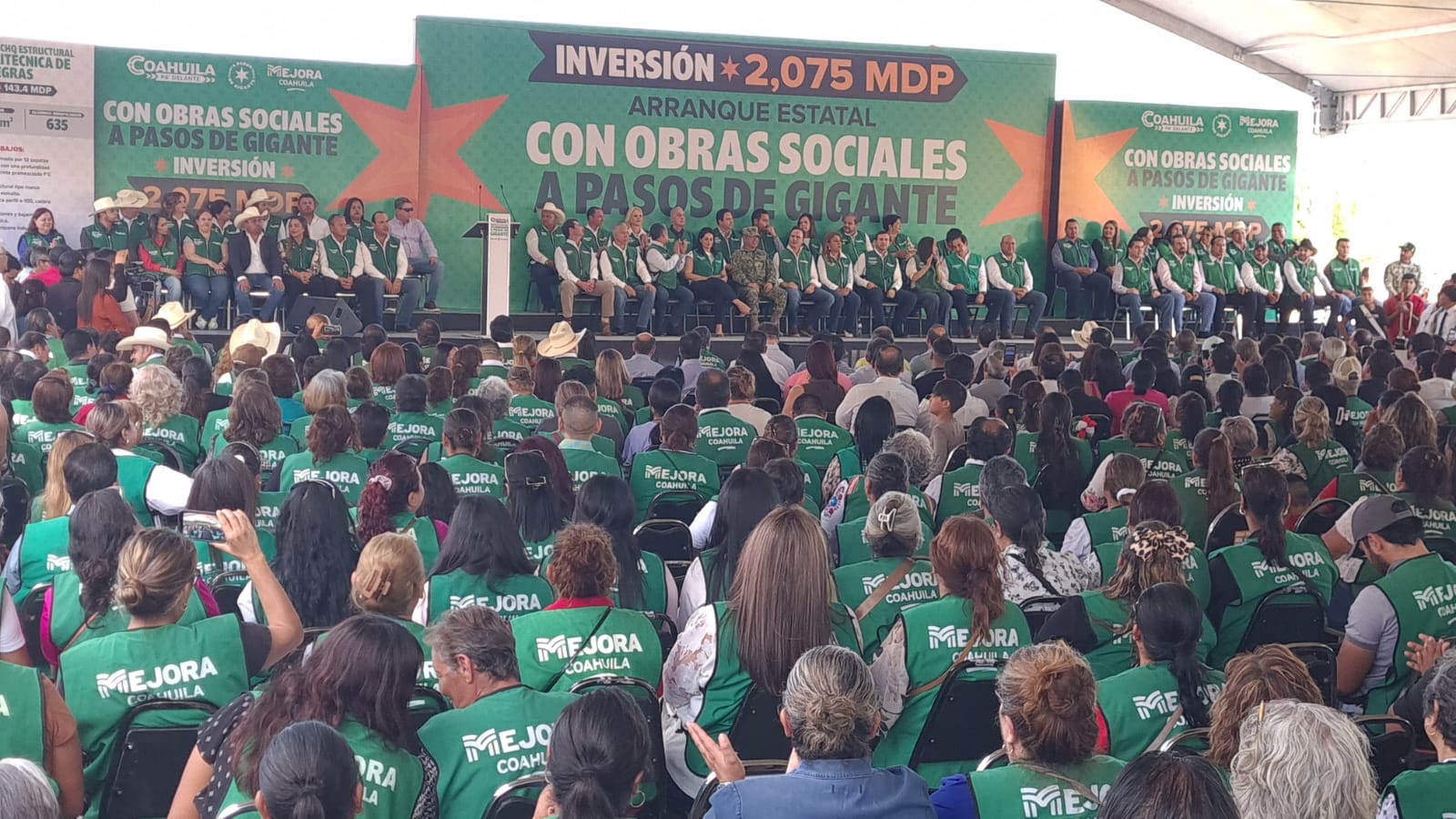 Invertirán más de dos mil mdp en programa estatal de obras sociales en Coahuila