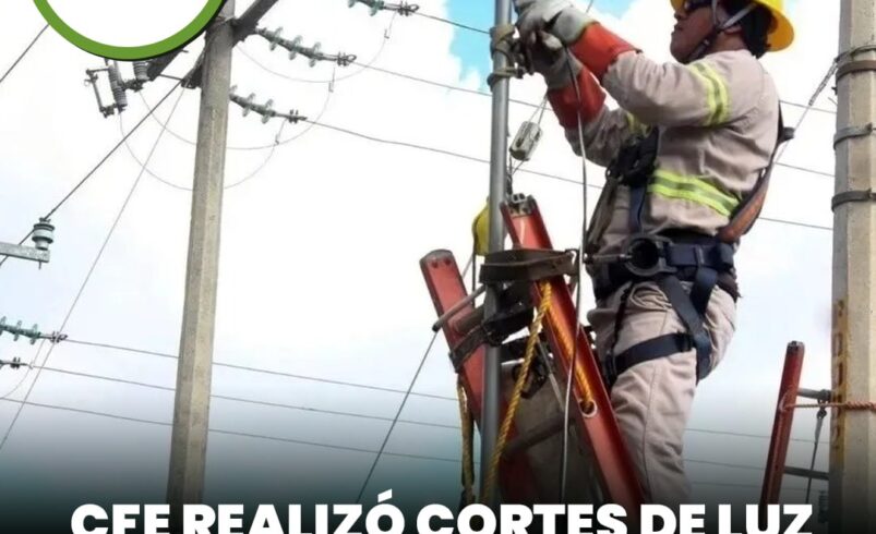 CFE realizó cortes de luz en comunidades de Motul este sábado
