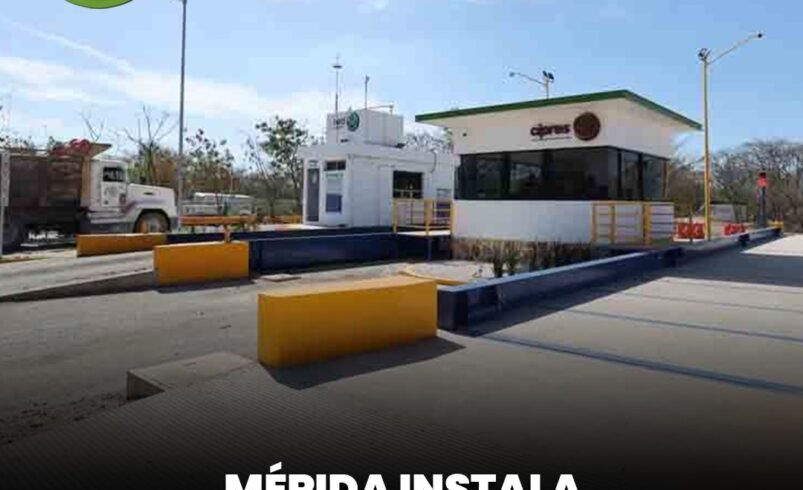 Mérida instala segunda báscula en relleno sanitario