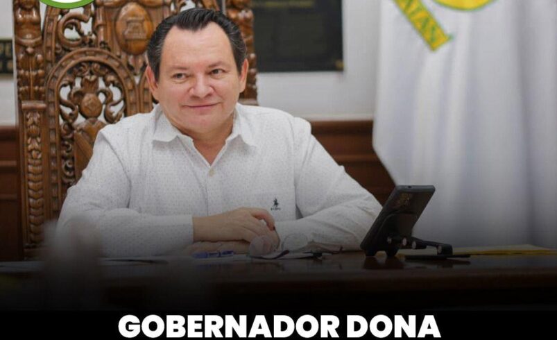 Gobernador dona su sueldo para apoyar a Cuba